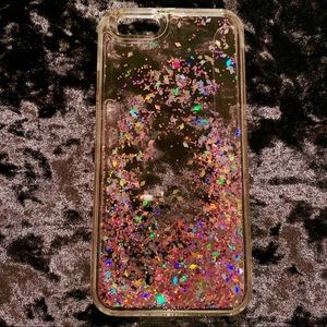 Iridescent Falling Diamonds Pink Case for iPhone 6